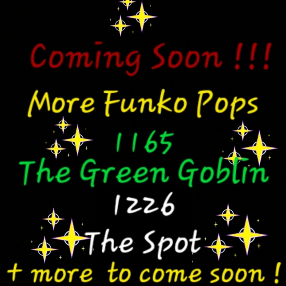 Coming Soon !!!!Collectible Funko Pop figures #1165 Green Goblin#1226 The Sp